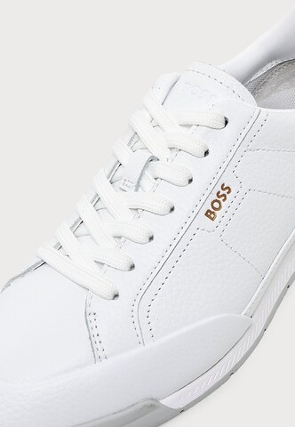 BOSS Trainers 'Nitan' in White: side
