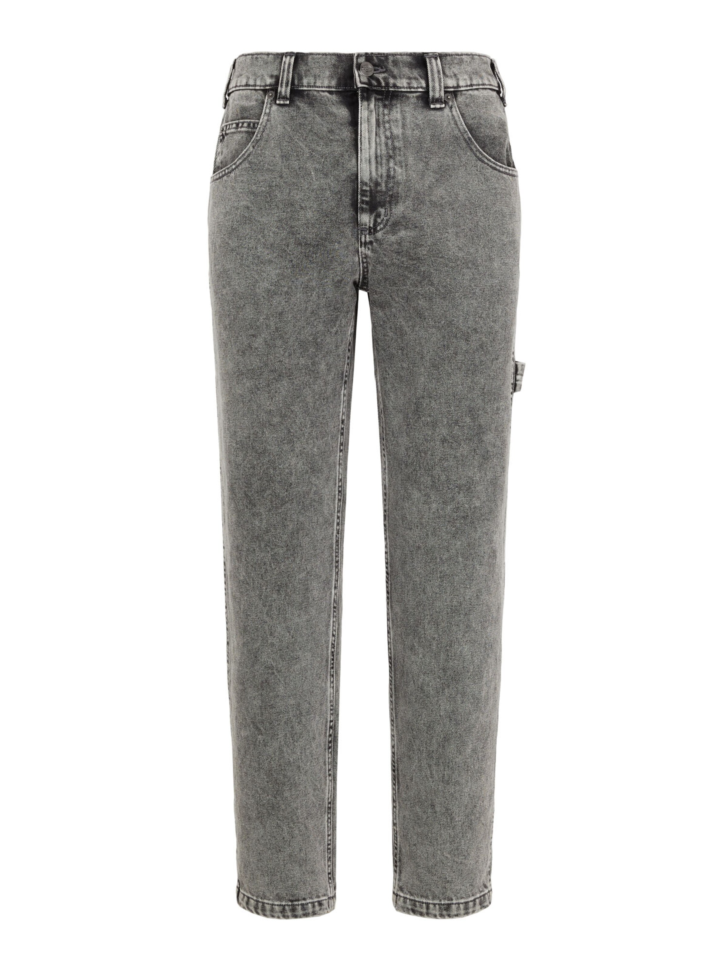 DICKIESWide Leg/ Široke nogavice Traperice 'GARYVILLE' - siva boja: prednji dio