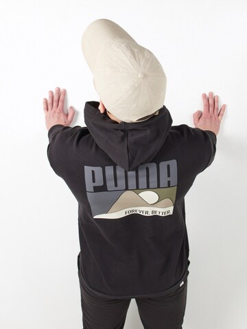 Sweat de sport 'BETTER' PUMA en noir : devant