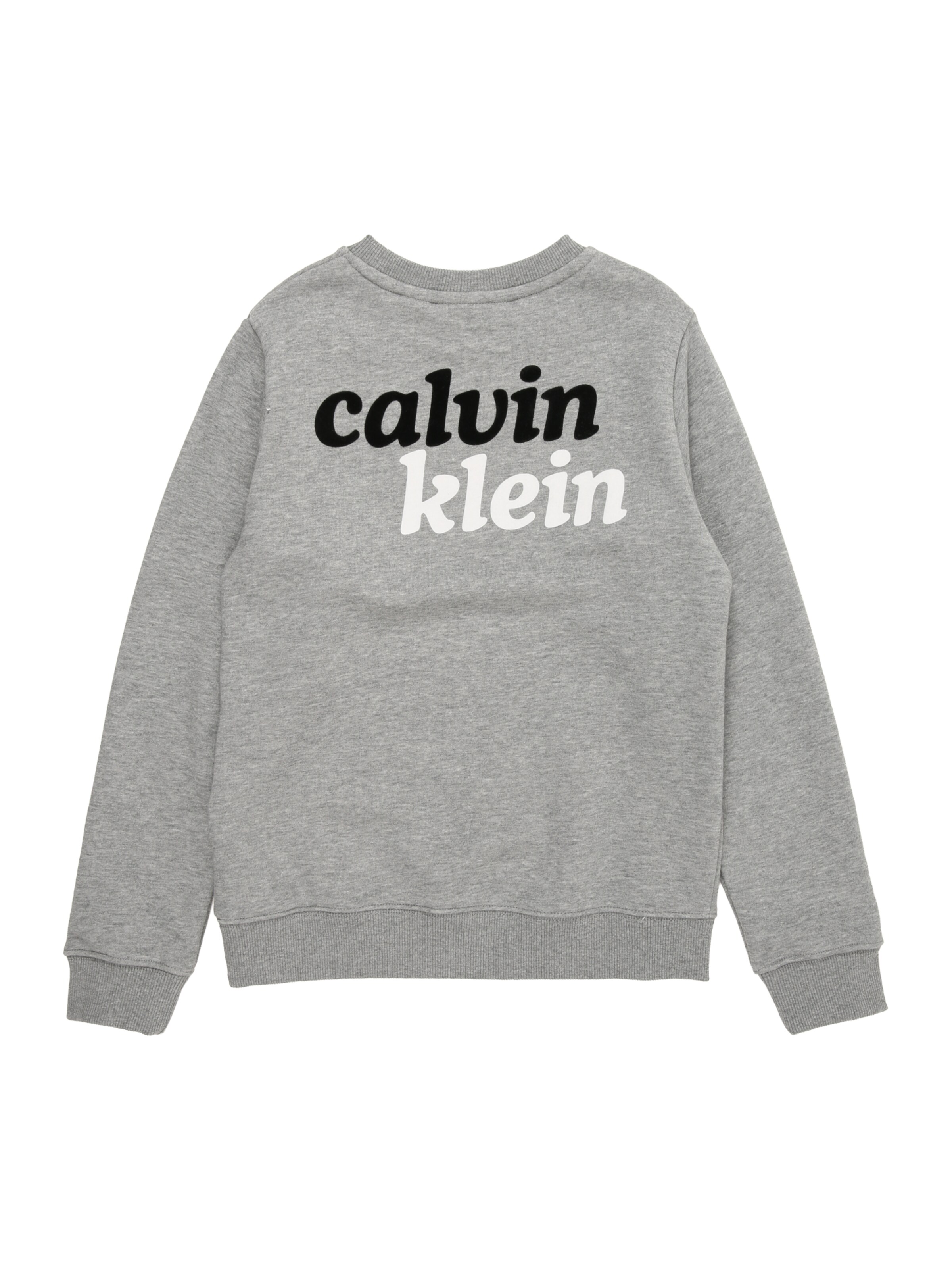 Calvin Klein Jeans Mikina 'SEASONAL' - Sivá
