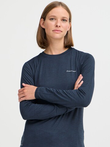 North Bend Functioneel shirt in Blauw: voorkant