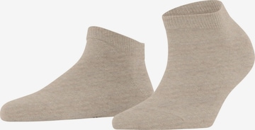 FALKE Ankle Socks 'Family' in Beige: front