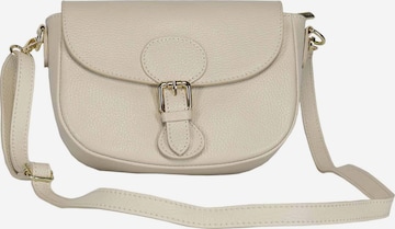 Zwillingsherz Crossbody Bag 'Sanja' in Beige: front