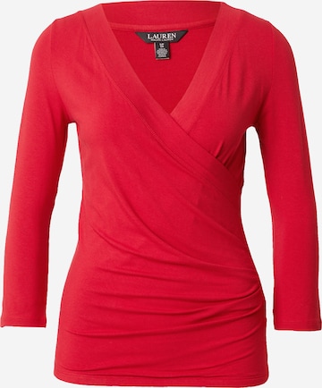 Lauren Ralph Lauren - Camisa 'ALAYJA' em vermelho: frente
