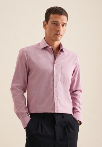 SEIDENSTICKER Regular Fit Hemd in Pink: Vorderseite
