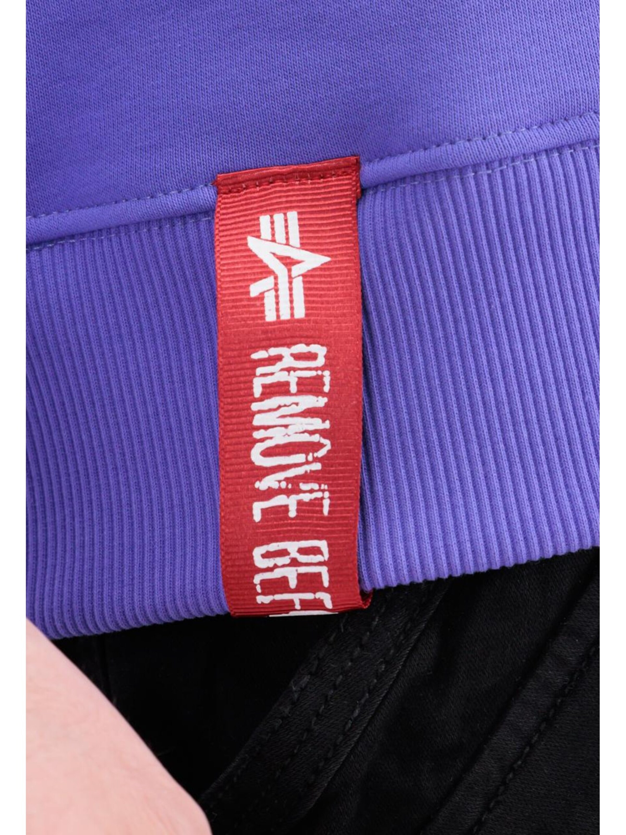 ALPHA INDUSTRIES Sweatshirt 'Basic Logo' in Purple