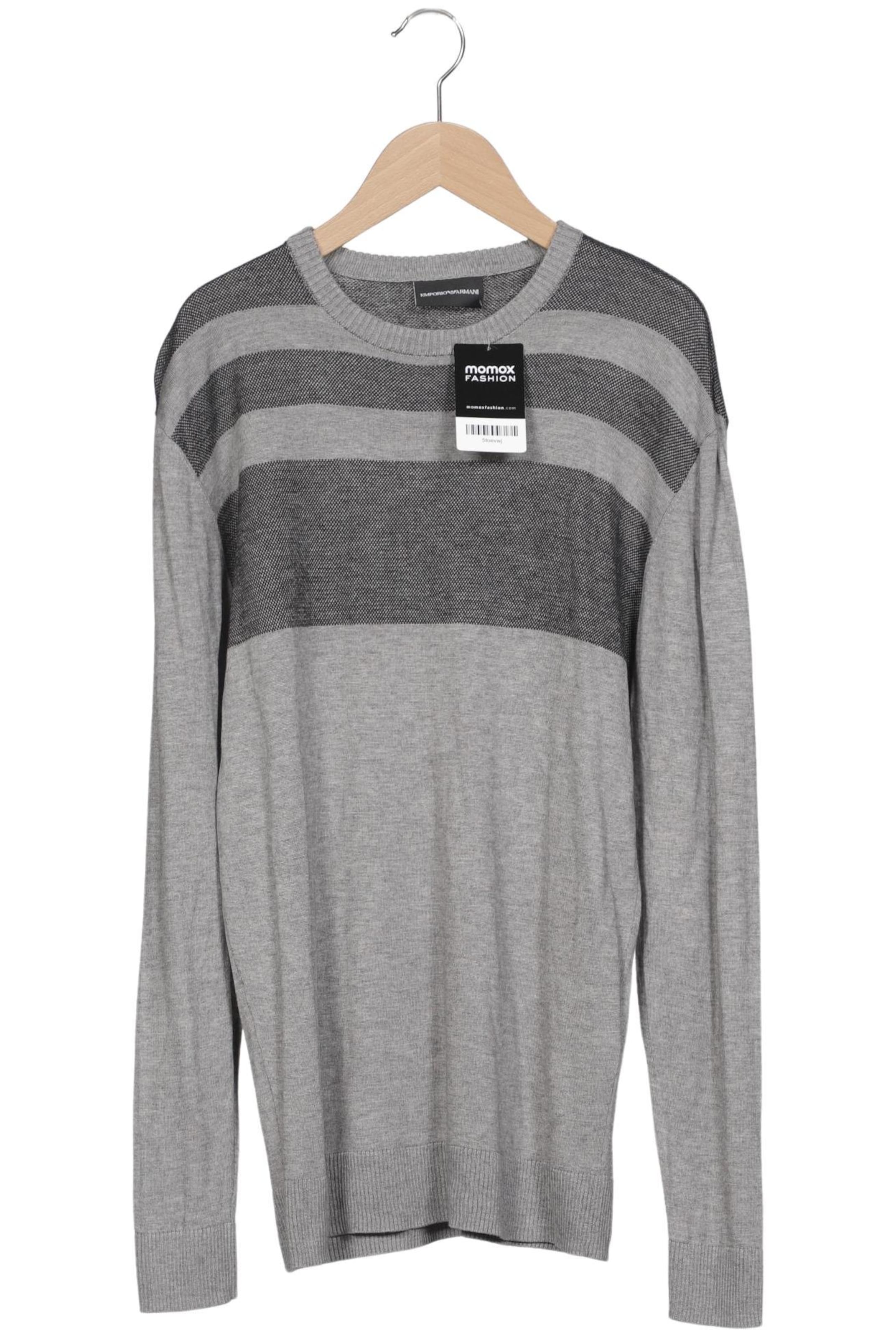 Emporio Armani Pullover M in Grau: Vorderseite