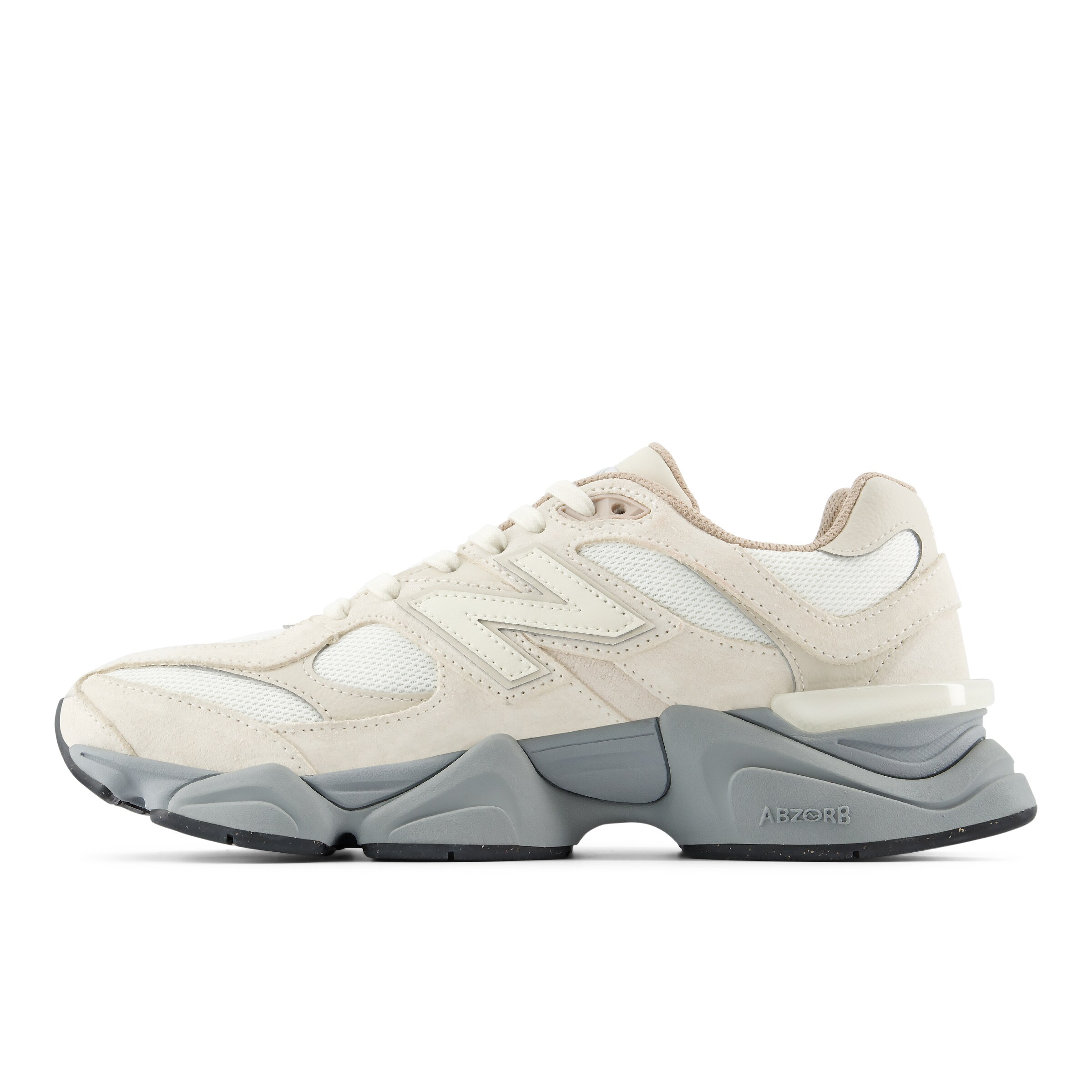 Sneaker bassa '9060' di new balance in grigio: frontale