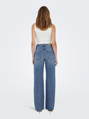 Wide leg Jeans 'RIGA' di ONLY in blu