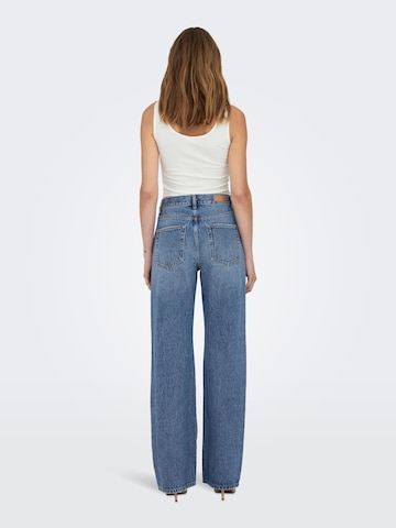 Wide leg Jeans 'RIGA' de la ONLY pe albastru