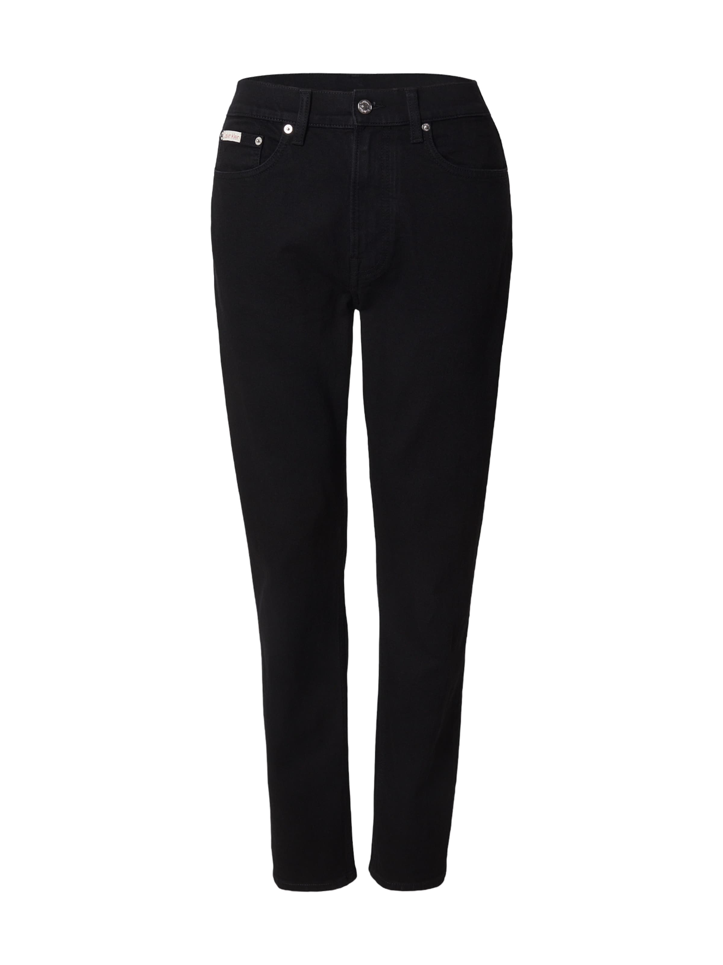 Calvin Klein Jeans Tapered Farkut 'CLASSIC' värissä musta: etupuoli