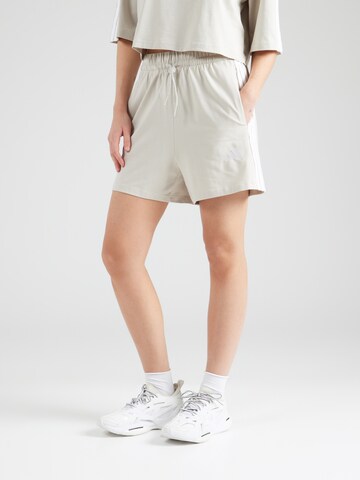 ADIDAS SPORTSWEAR Regular Sports trousers 'Essentials' in Beige: front