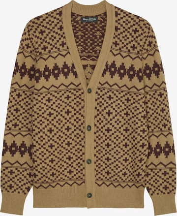 Marc O'Polo Knit Cardigan in Brown: front