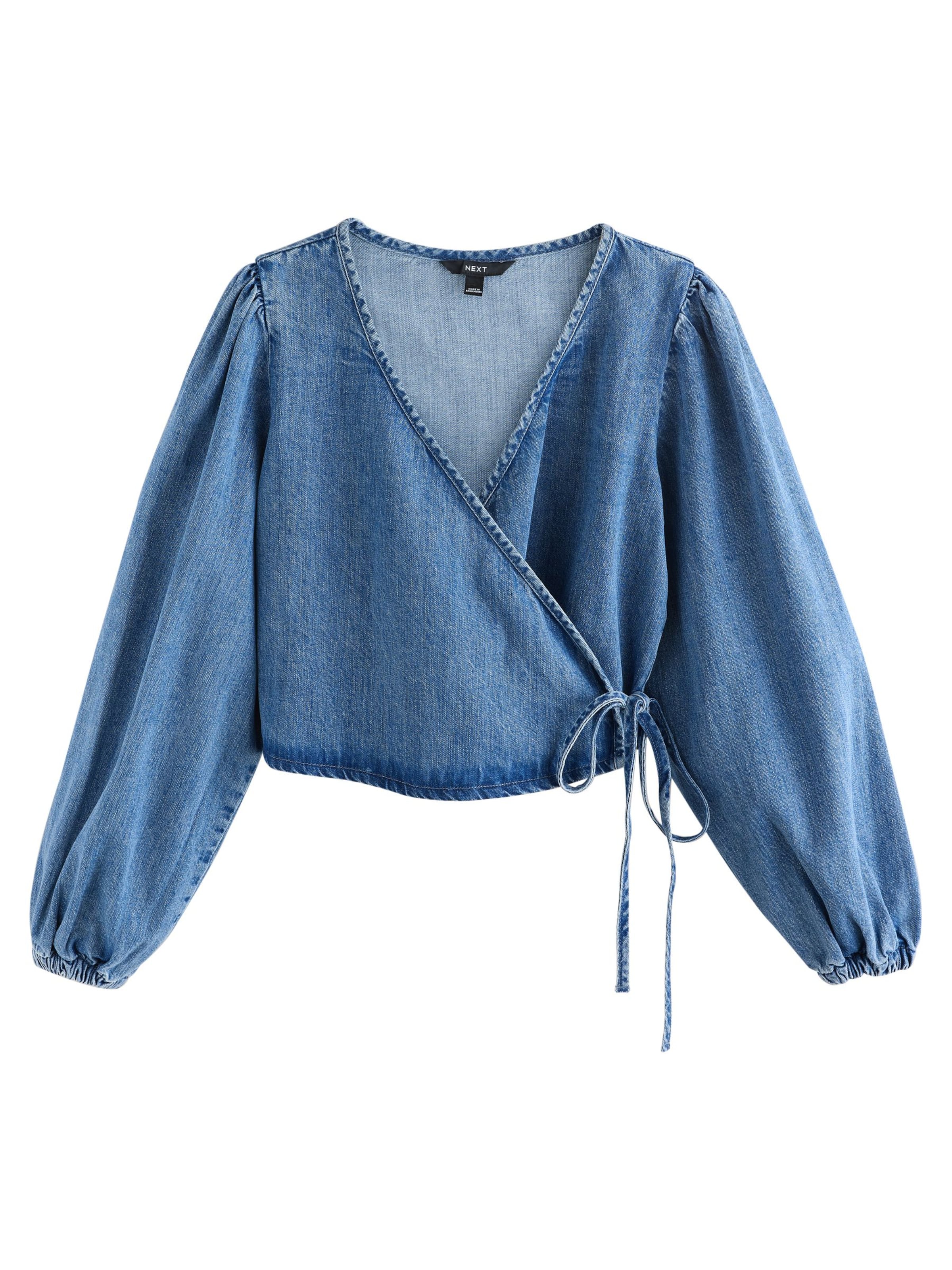 Next Блузка в Синий: спереди