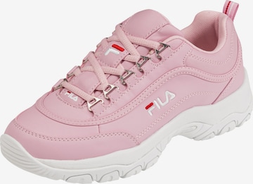 Baskets basses 'Strada' FILA en rose : devant