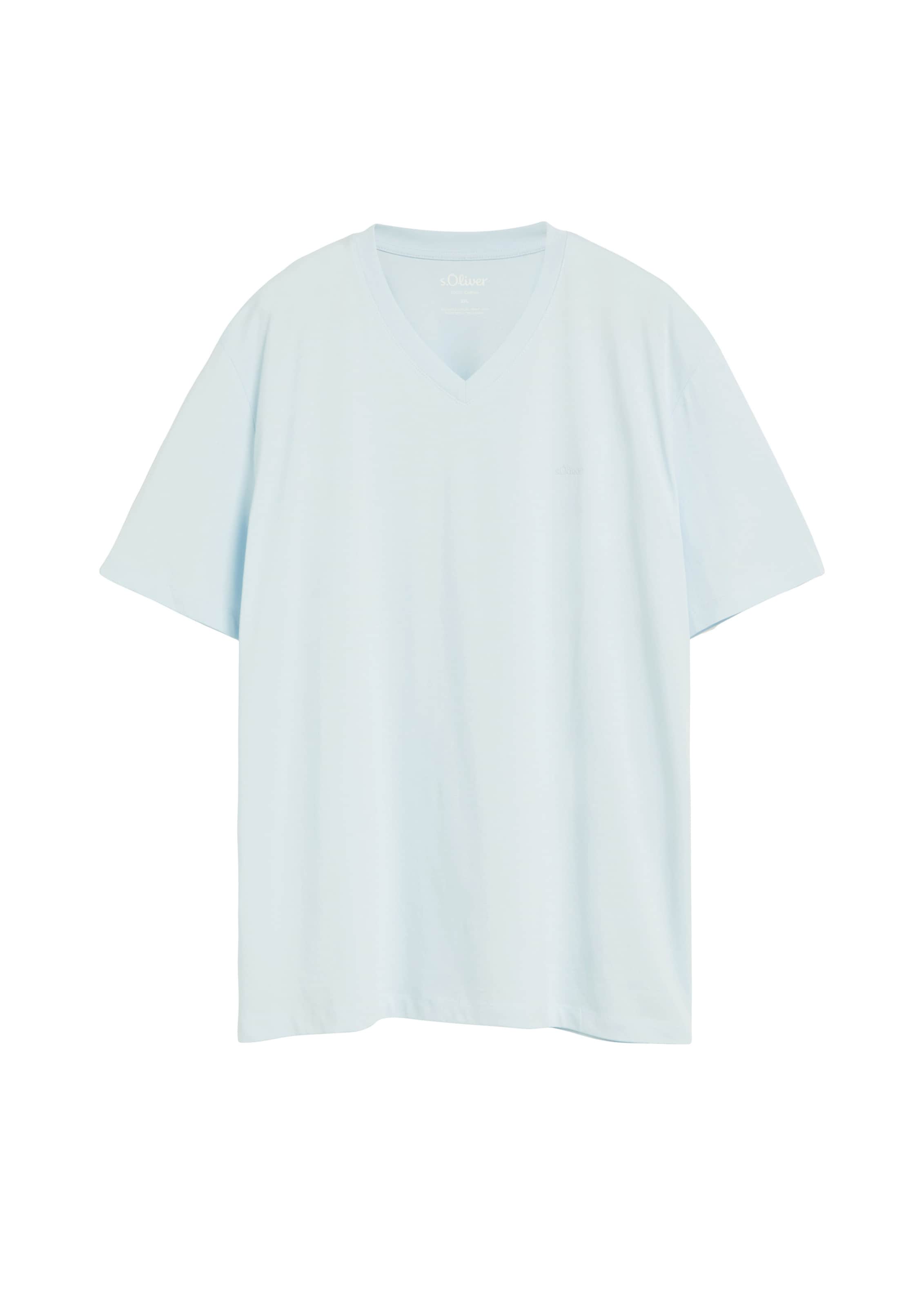 s.Oliver Men Big Sizes T-Shirt in Blau: Vorderseite
