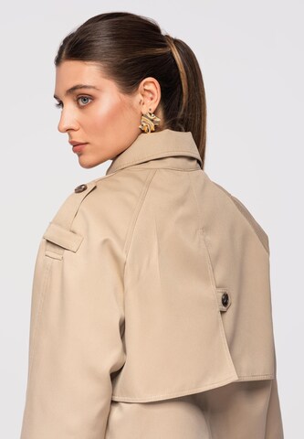 Veste mi-saison 'OW-JANP-0120' Ombre en beige