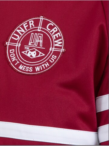 Unfair Athletics Training Jacket 'DMWU' in Red