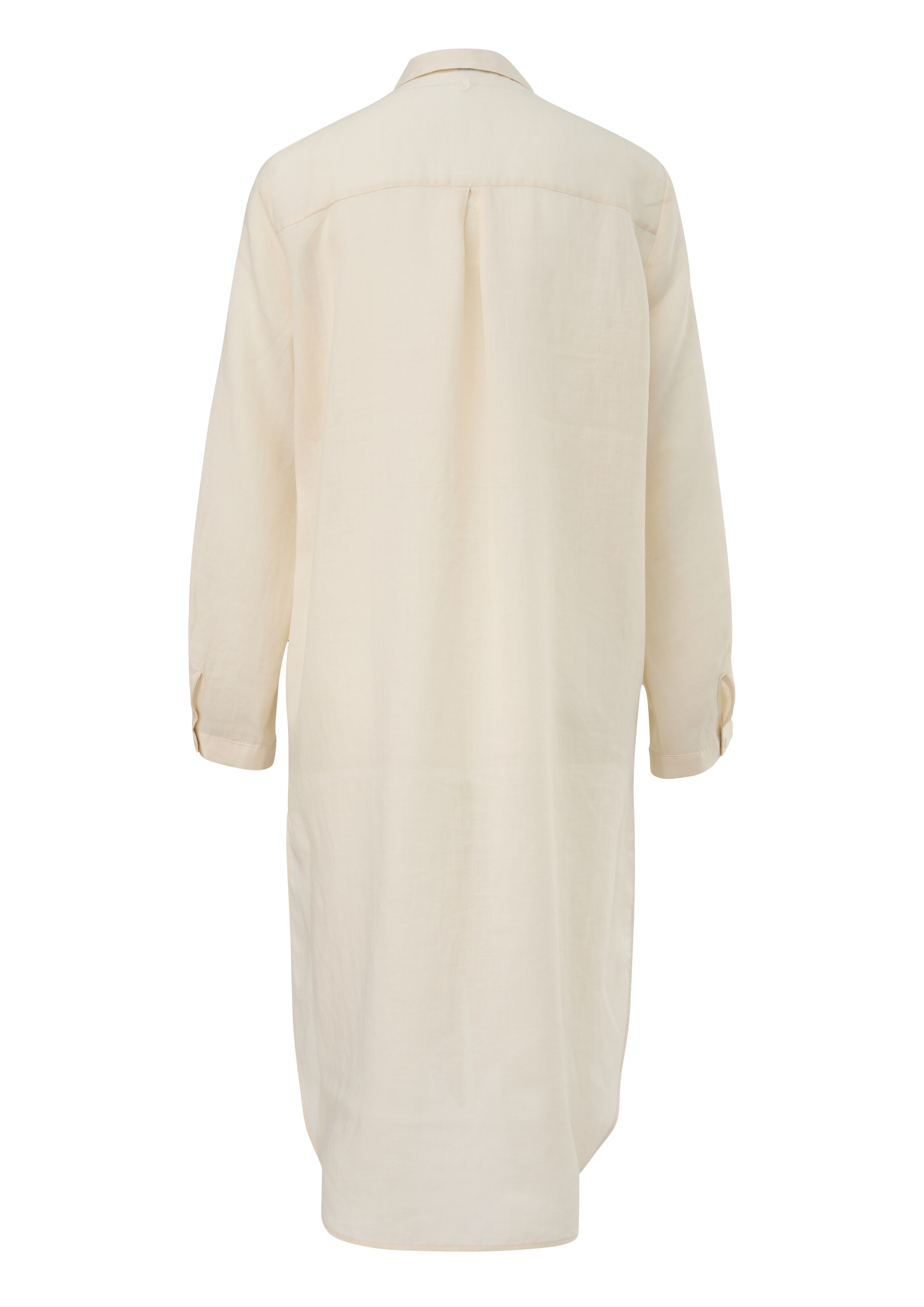 Robe-chemise COMMA en beige : derrière