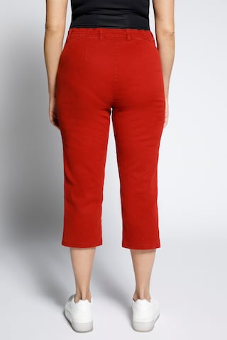 Regular Pantalon 'Mony ' Ulla Popken en rouge