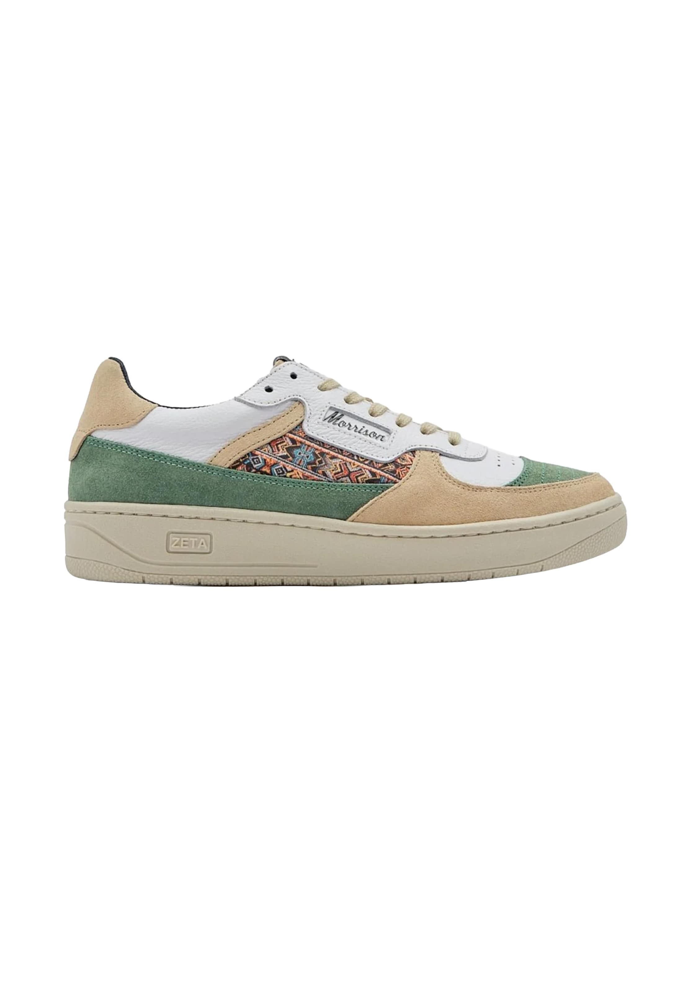Morrison Platform trainers 'Zeta' in Green: front