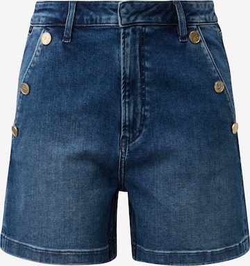 Regular Jean QS en bleu : devant