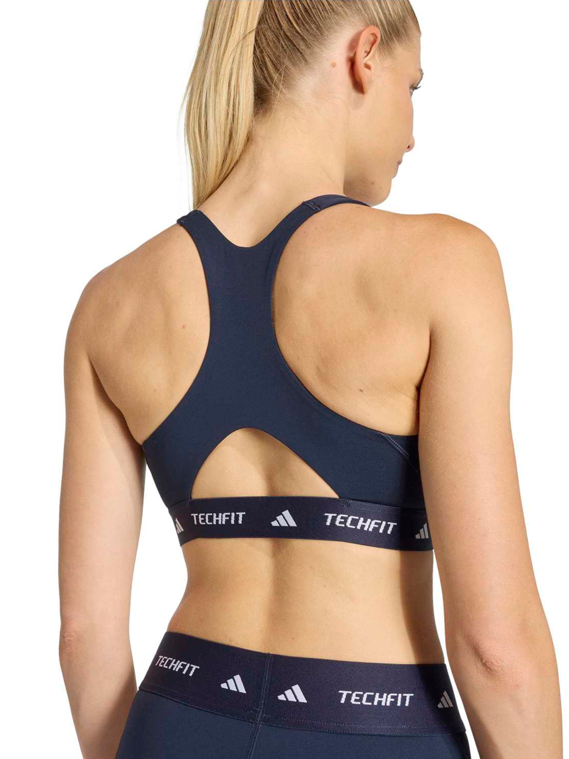 ADIDAS PERFORMANCE Bustier Sport-BH in Blau