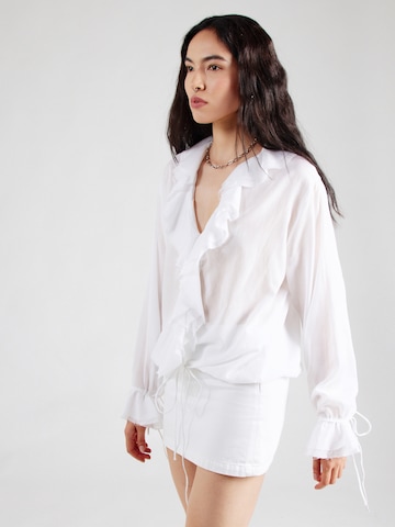 WEEKDAYBluza 'Dea' - bijela boja: prednji dio