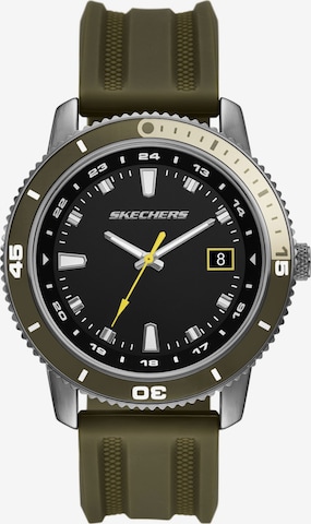 SKECHERS Analog Watch in Green: front
