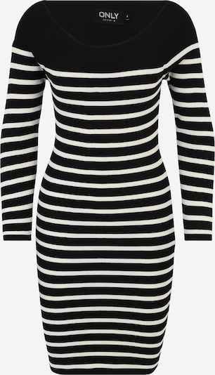 Only Petite Knitted dress 'BIANKA' in Black / Wool white, Item view