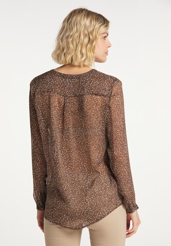 Usha Bluse in Braun