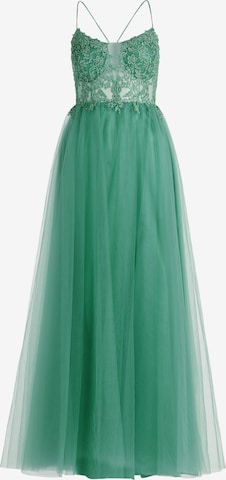 Robe de soirée Vera Mont en vert : devant