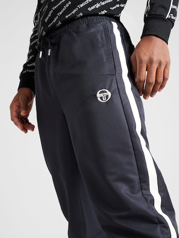 Sergio Tacchini Tapered Broek 'AGAVE' in Zwart