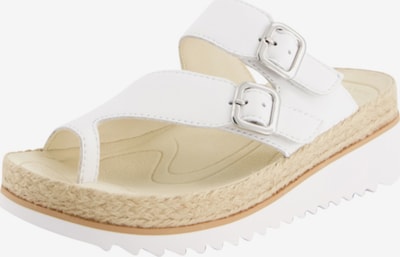 GABOR Sandalen in creme / silber / weiß, Produktansicht