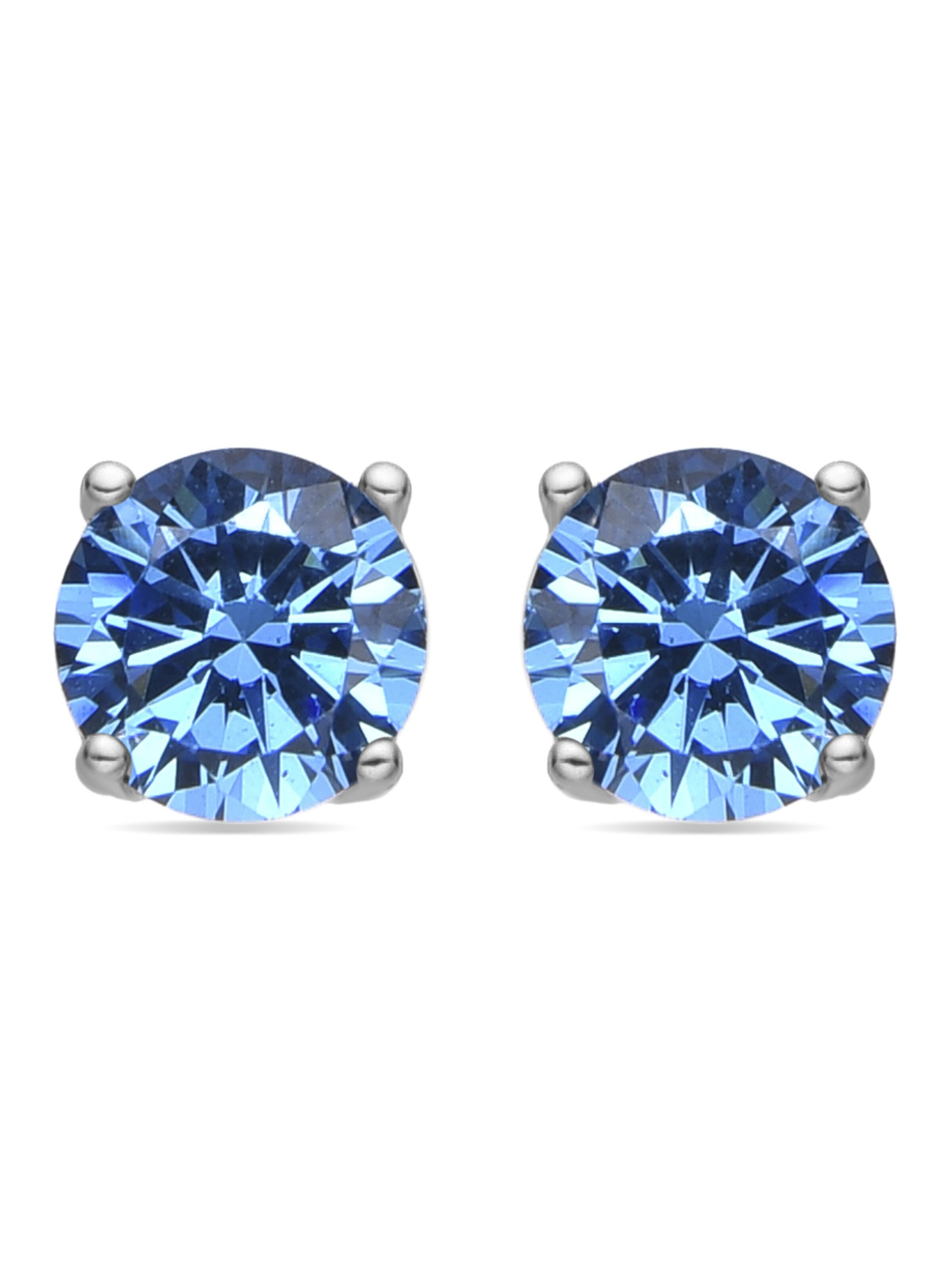 Luxenter Oorbellen 'Iona' in Blauw: voorkant