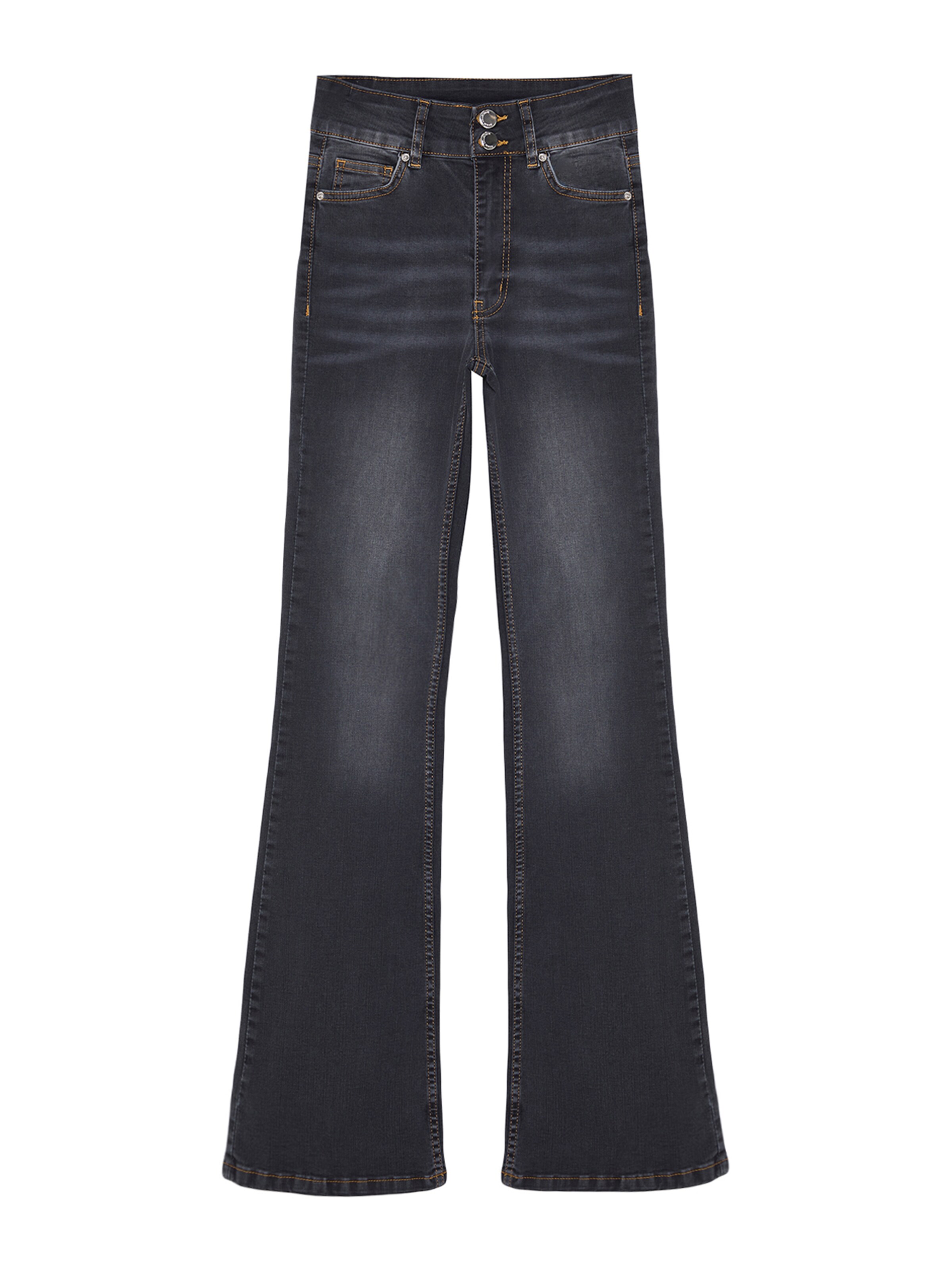 Trendyol Bootcut Jeansy w kolorze czarny: przód