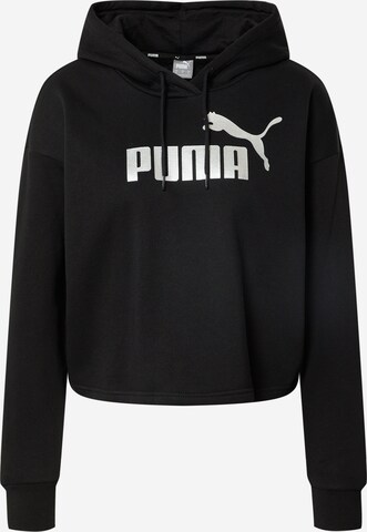 Felpa sportiva di PUMA in nero: frontale