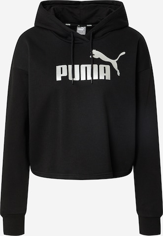 PUMA Sportief sweatshirt in Zwart: voorkant