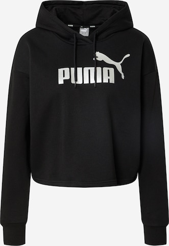 PUMA Sports sweatshirt in Black: front