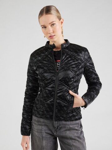 Giacca di mezza stagione 'NEW VONA' di GUESS in nero: frontale