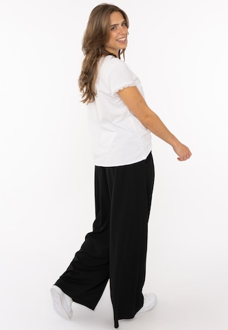 Zwillingsherz Loose fit Pleat-Front Pants in Black