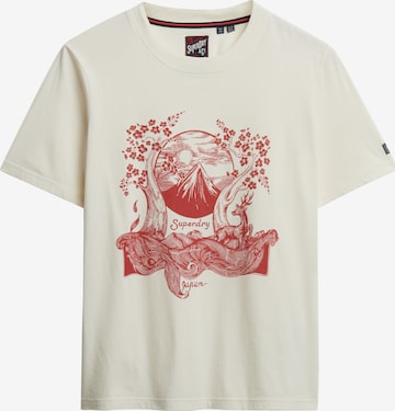 T-shirt 'Tokyo Narrative' Superdry & Co en blanc : devant