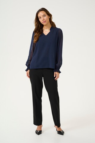 Kaffe Blouse in Blauw