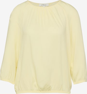 s.Oliver Blouse in Yellow: front