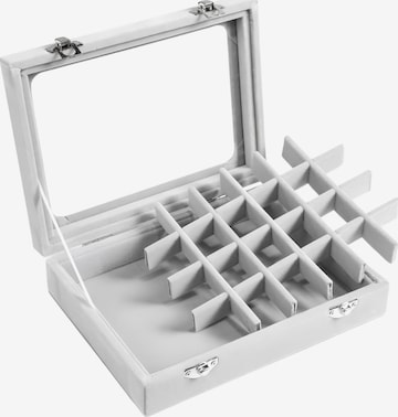 UNIQ Beauty Jewelry storage 'Velvet Jewelry Box - Grey' in Grey: front