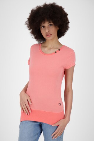 Alife and Kickin T-Shirt in Orange: Vorderseite