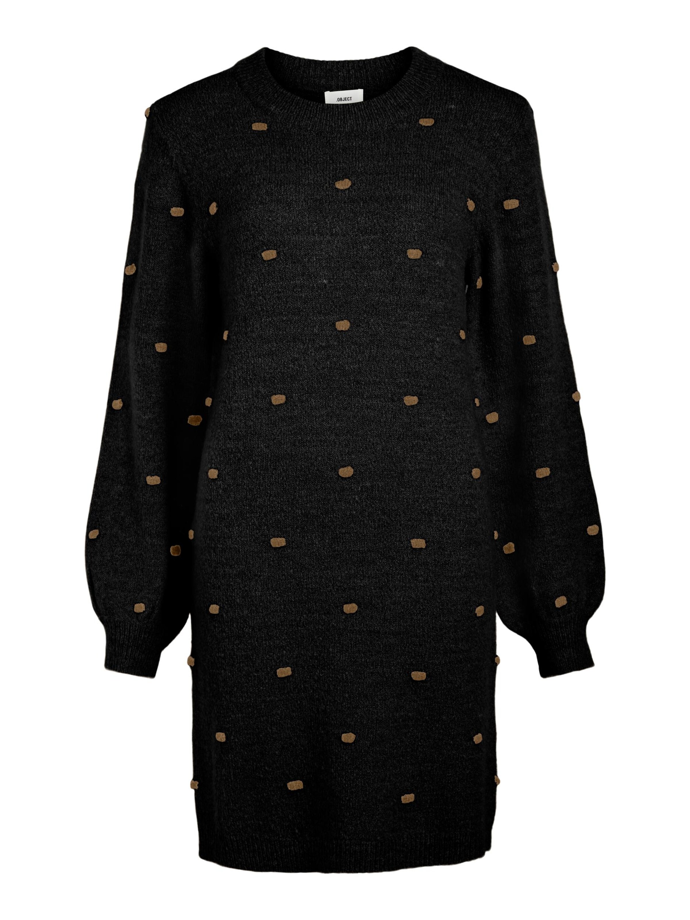 Eve Nonsia Ls Knit Pullover Incense Detail Melan main image 0
