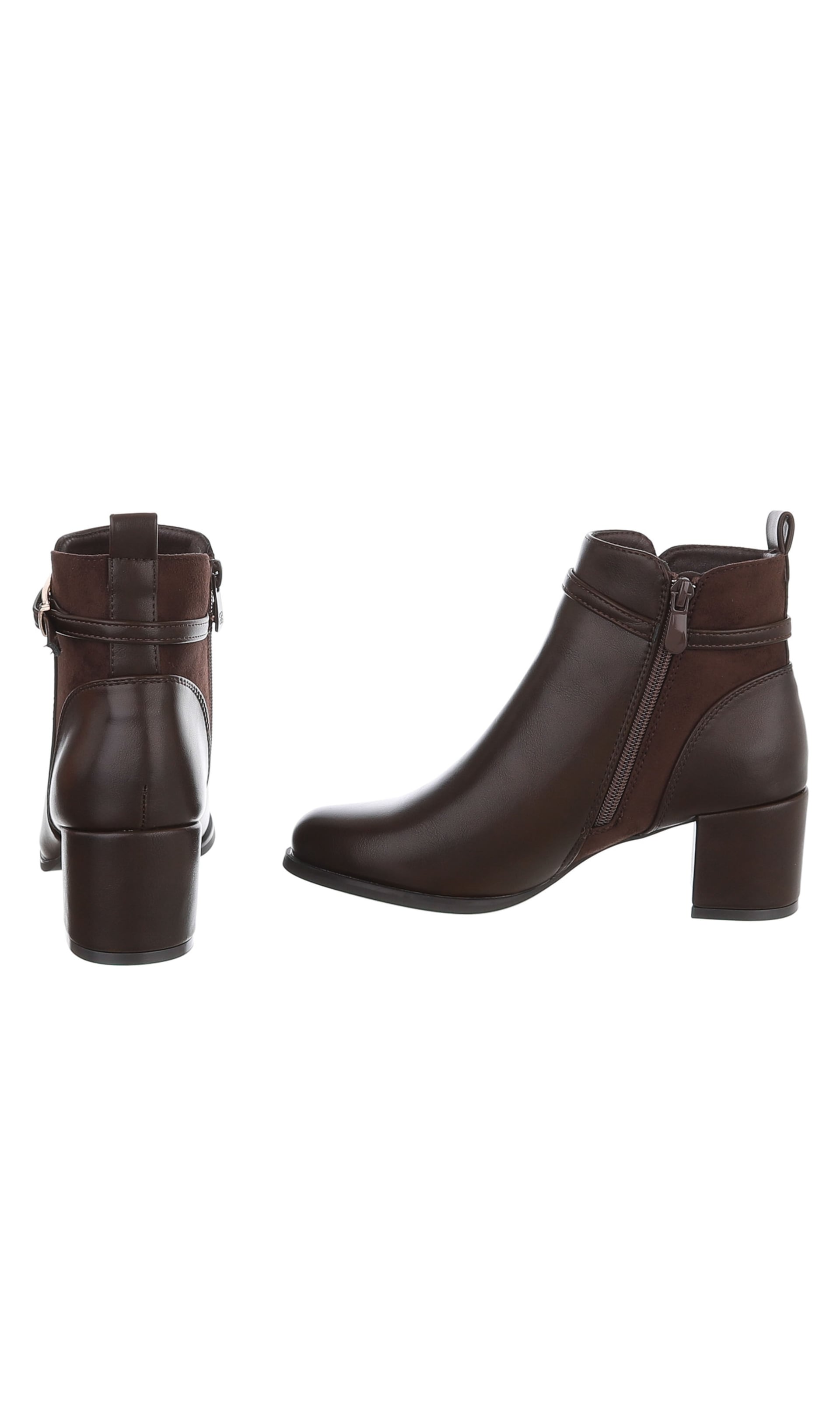 Ital-Design Stiefelette in Braun