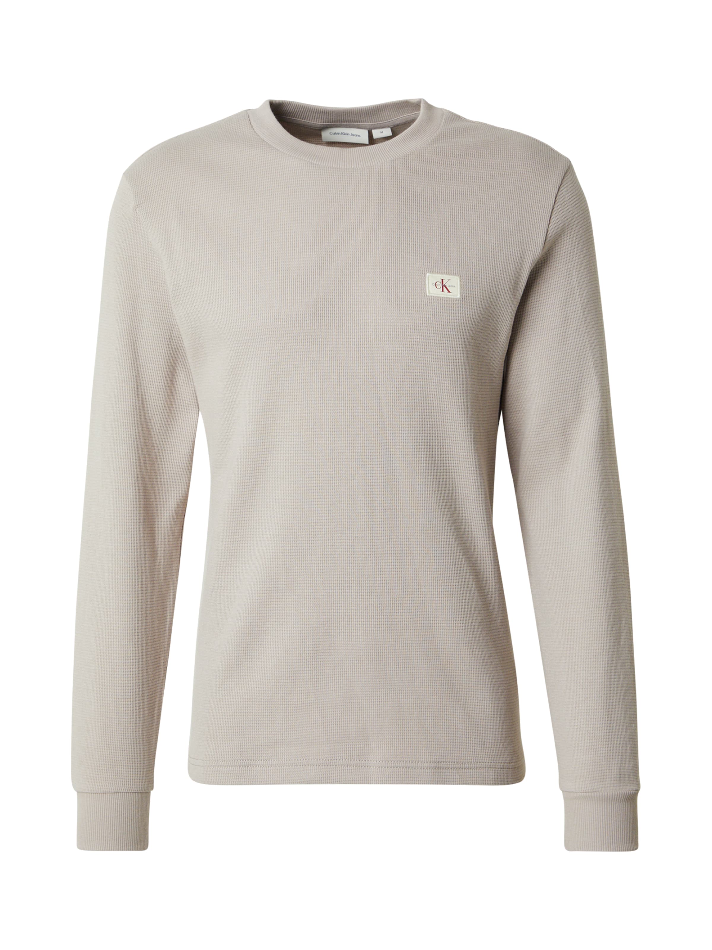 Calvin Klein Jeans Tričko - Sivá: predná strana