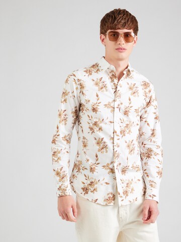 Jack & Jones Premium Přiléhavý střih Košile 'JPRBLamonaco' – bílá: přední strana